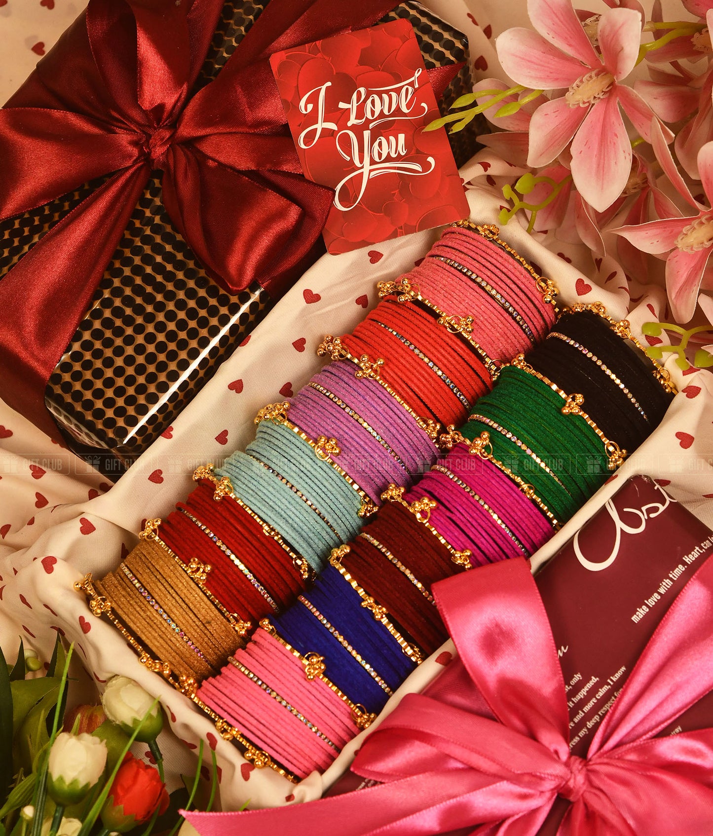 মায়াবী রিনঝিন (Churi S-24) - Grand Ghungroo & Velvet Bangle Set