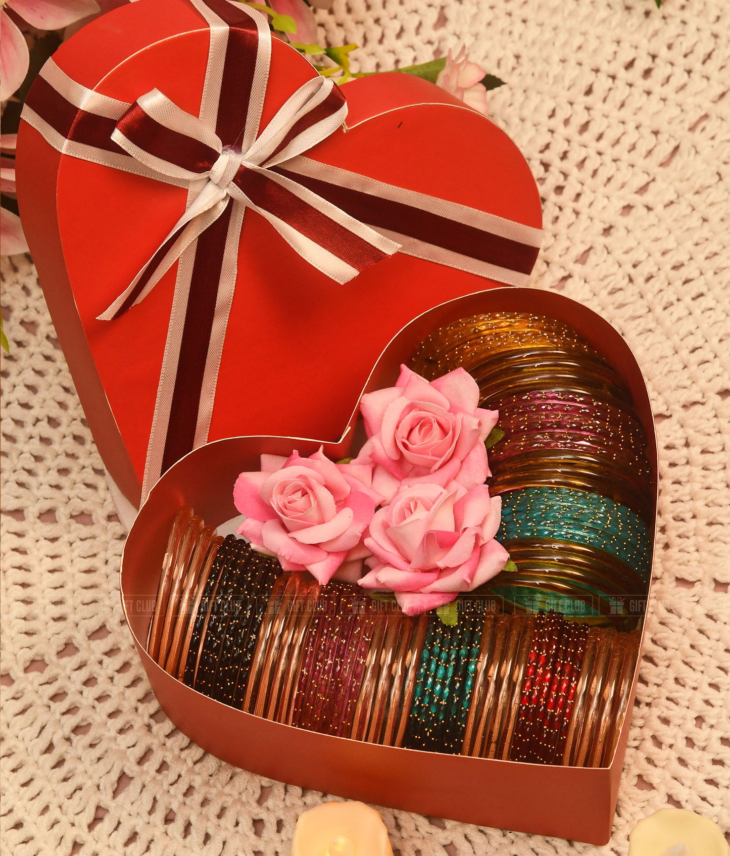 (LX-05) "Raindrop Romance" Bangle Gift Box