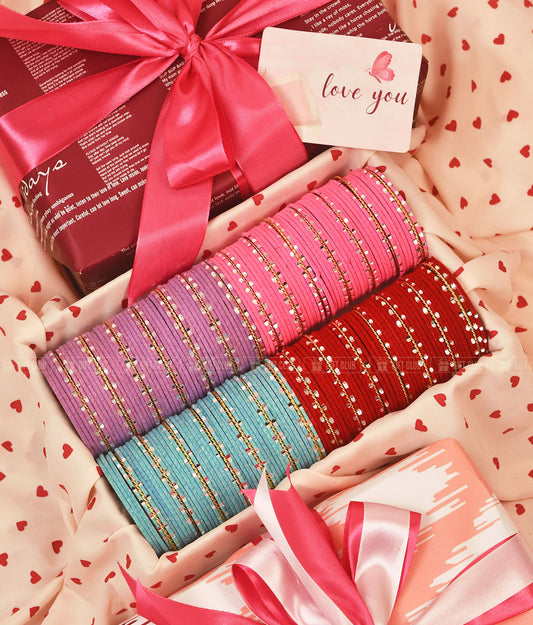 অনুরাঞ্জনা (Churi 40) - Velvet & Sequence Churi Package