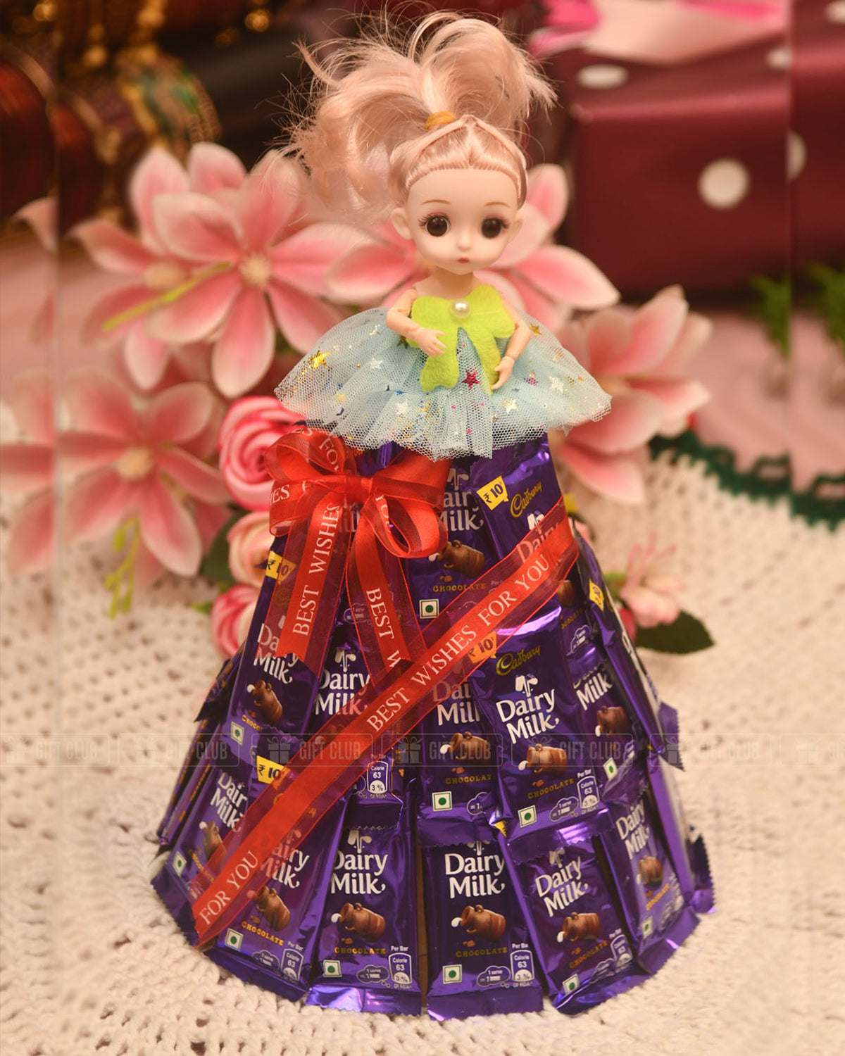 "চকো প্রিন্সেস" - Exclusive Doll Chocolate Bouquet