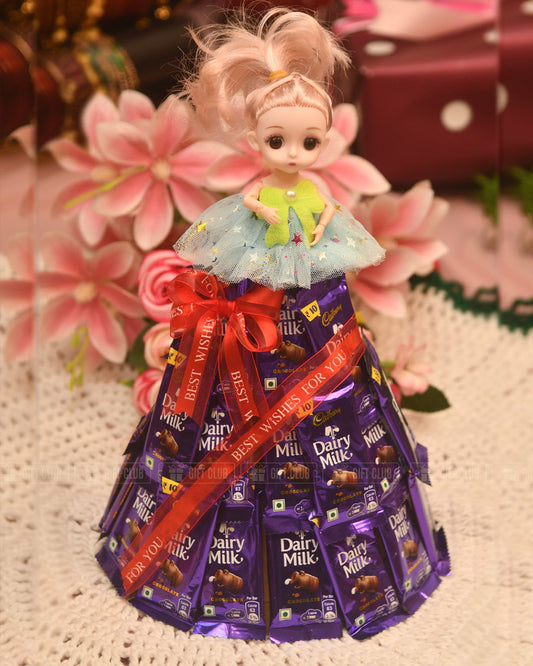 "চকো প্রিন্সেস" - Exclusive Doll Chocolate Bouquet