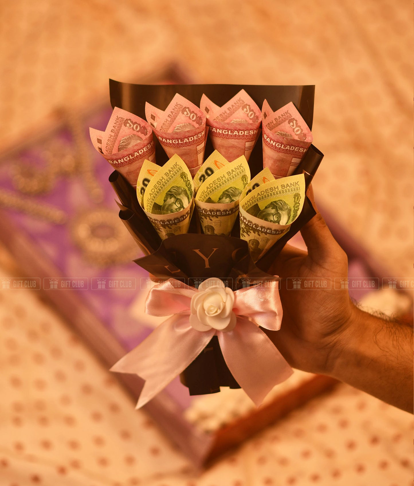 Eidi 3: "Royal Purple" Eid Special Saree & Salami Hamper