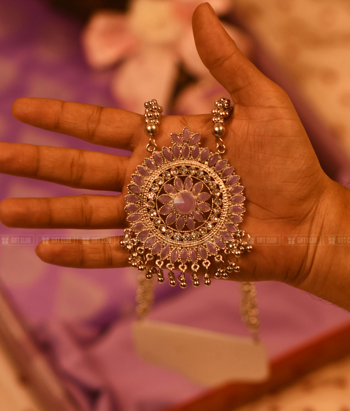 Eidi 3: "Royal Purple" Eid Special Saree & Salami Hamper