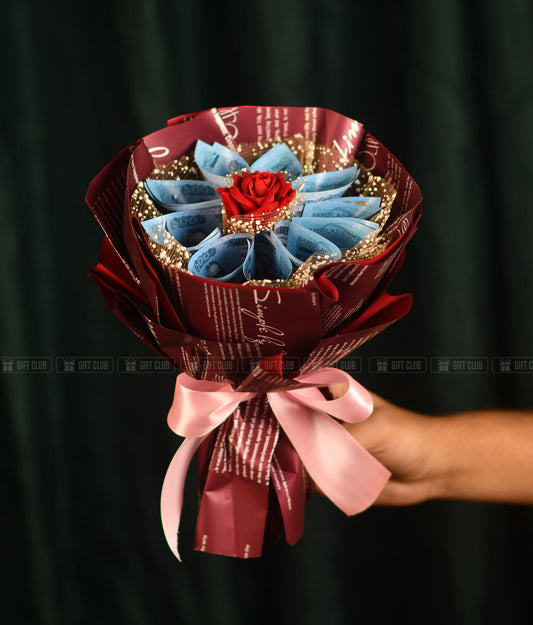 Salami 2 :"Elegant Edition" – Handcrafted Cash Bouquet (1000tk)