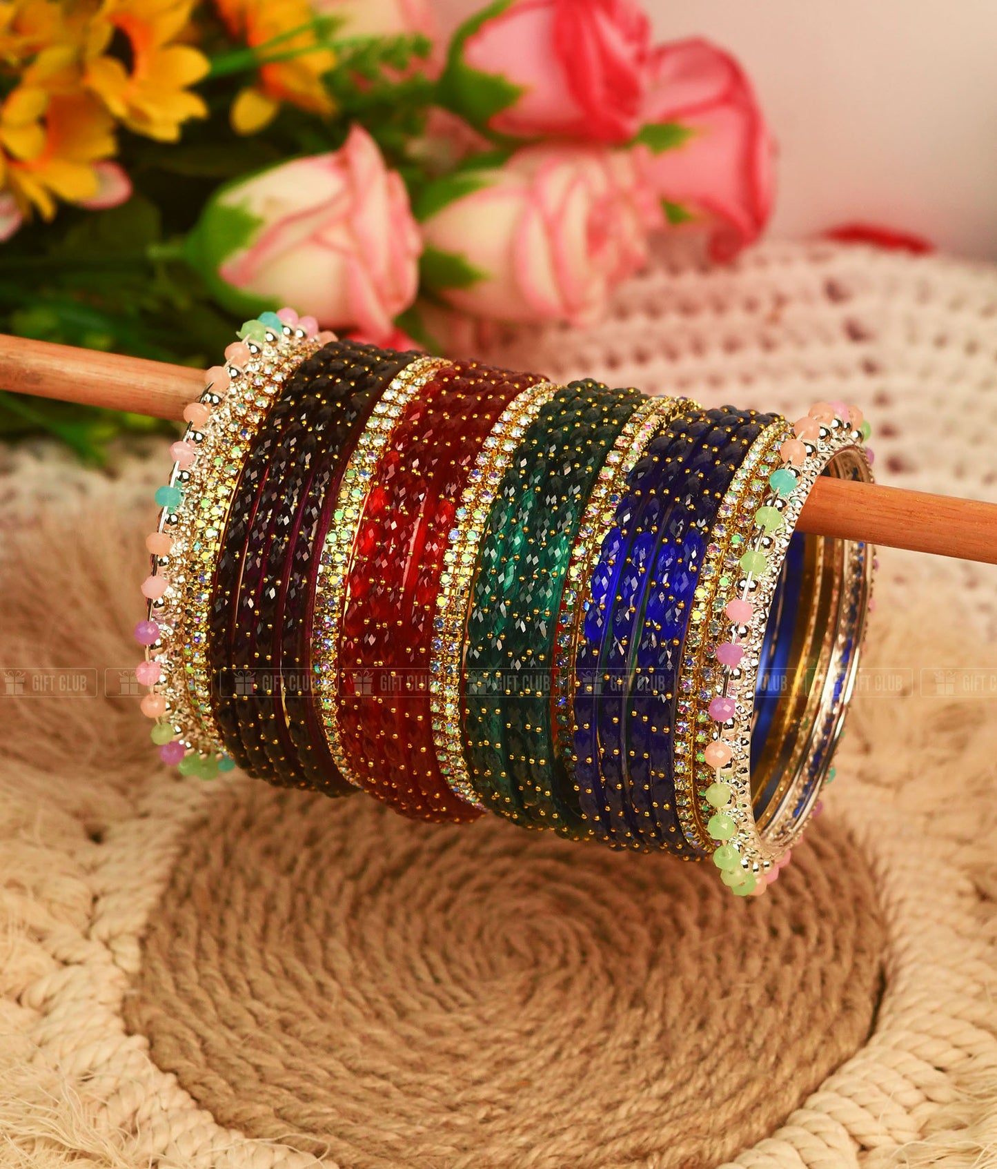 Raindrop Glamour (GC 50.4) - Premium Multicolor Churi