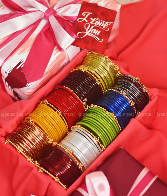 আল্পনা (RC 10) - Classic Multi-Color Reshmi Set