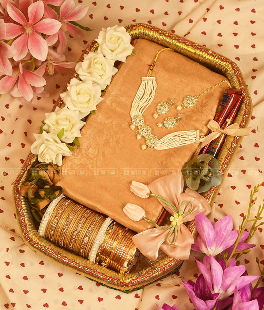"বধূবরণ (SD 01)" - Exclusive Saree Dala Gift Package