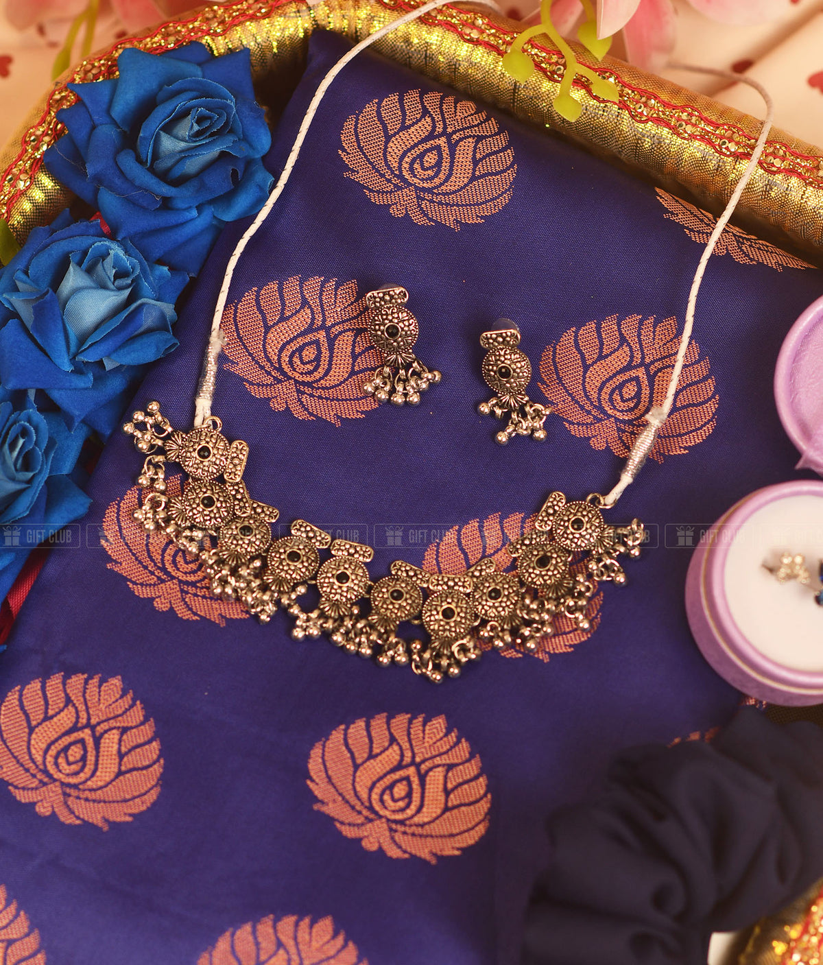 "নীলাঞ্জনা (SD 02)" - Exclusive Saree Dala Gift Package