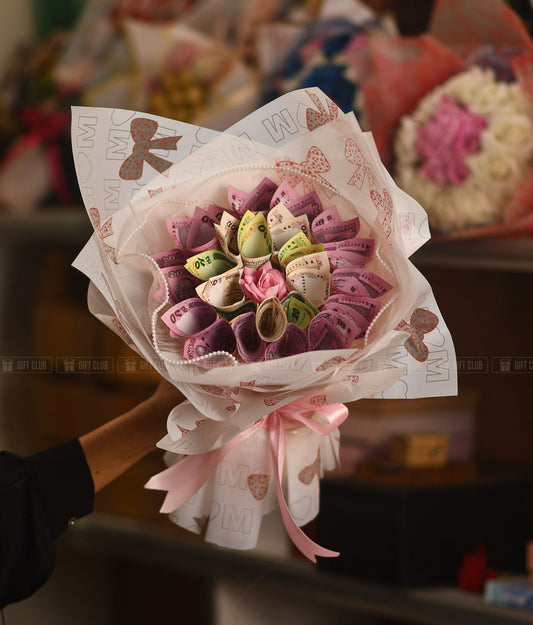 Salami 18 :" Pookie Sweet Affection" Salami Bouquet (500tk)
